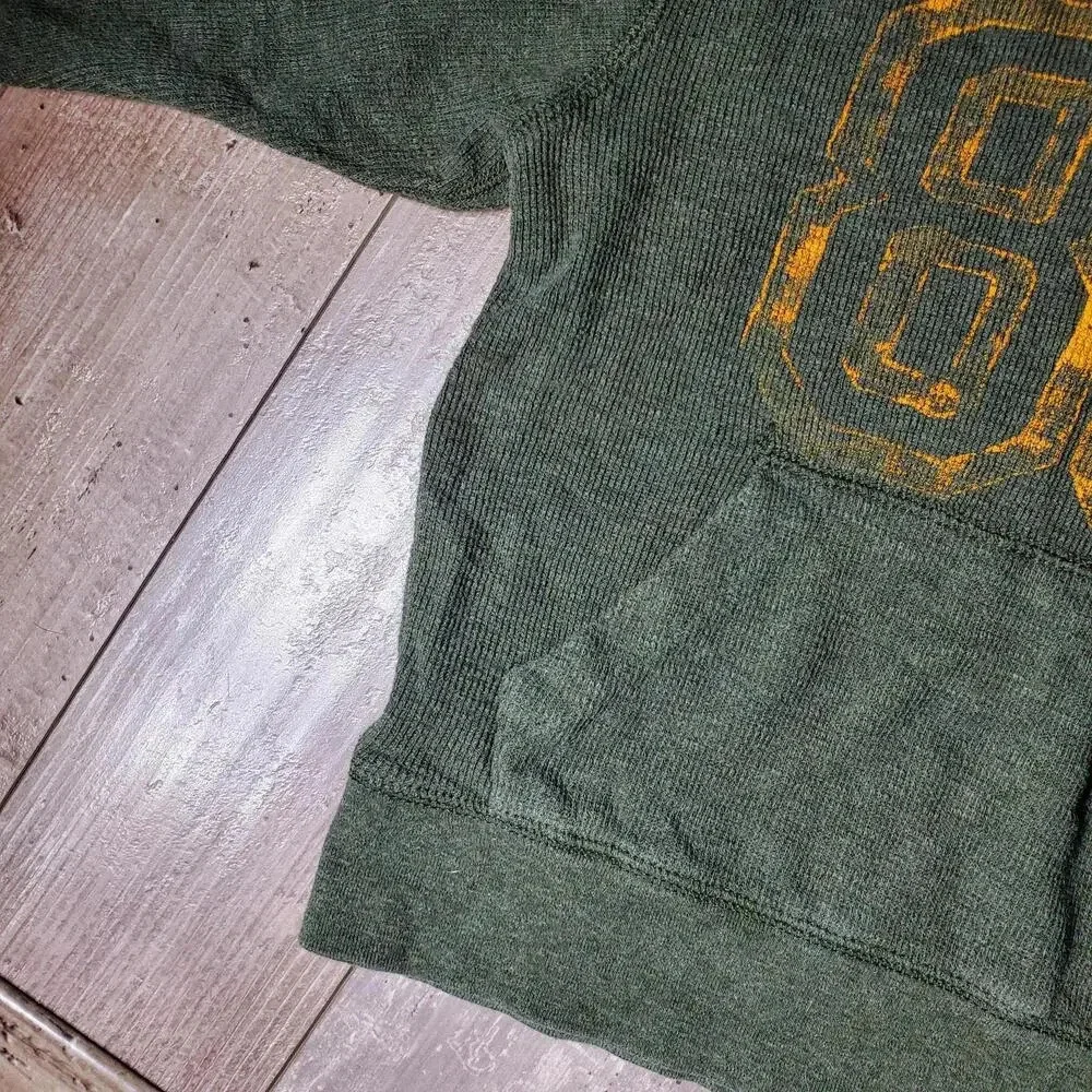 GapKids Size Small (6-7) Green Boys Hooded Pullover Top Cali 86 100% Cotton